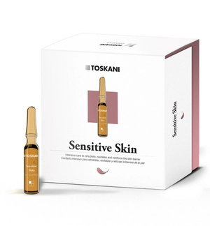vosstanavlivayushchij i uvlazhnyayushchij flyuid ukreplyayushchij zashchitnye barery kozhi sensitive skin 2 ml h 15 sht toskani cosmetics ispaniya