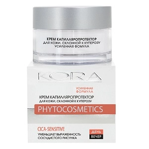 krem kapillyaroprotektor dlya kozhi sklonnoj k kuperozu 50 ml kora phytocosmetics rossiya