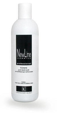 nl tonik dlya lica dlya zhirnoj i normalnoj kozhi 300 ml new line rossiya