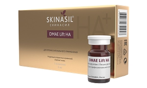liftingovyj omolazhivayushchij koktejl dlya lica dmae lift ha 5 ml 1 flakon skinasil rossiya