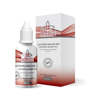 molochnyj himicheskij piling s peptidom 30 lacticpeel delicate 30 ml la beaute medicale rossiya