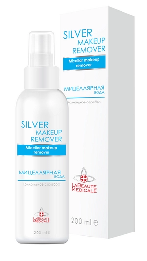 micellyarnaya voda s kolloidnym serebrom silver makeup remover 200 ml la beaute medicale rossiya