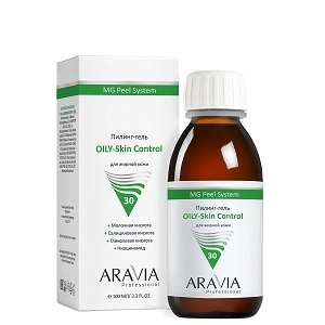 himicheskij gel piling dlya zhirnoj kozhi quotoily skin controlquot 100 ml aravia professional rossiya