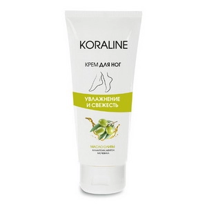 krem dlya nog uvlazhnenie i svezhest koraline 100 ml kora phytocosmetics rossiya