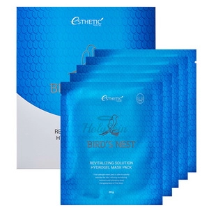 gidrogelevaya maska dlya lica s ekstraktom lastochkinogo gnezda birds nest revitalizing hydrogel mask pack 5 sht upk esthetic house yuzhnaya koreya