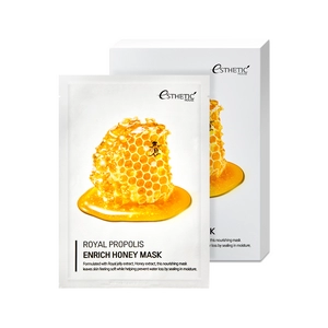 pitatelnaya maska dlya lica s ekstraktami matochnogo molochka propolisa i meda royal propolis enrich honey mask 5 sht upk esthetic house yuzhnaya koreya