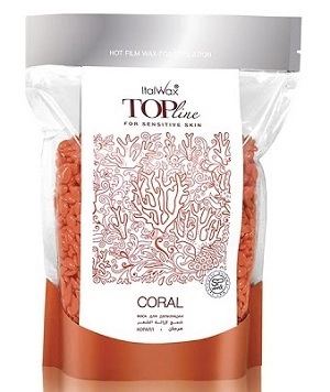 polimernyj plenochnyj vosk korall top line 750 gr italwax italiya