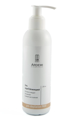 gel pered depilyaciej 200 ml ardemi rossiya