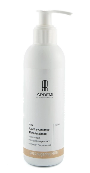 gel posle shugaringa aloepanthenol 200 ml ardemi rossiya
