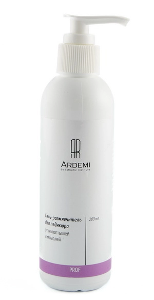 gel razmyagchitel dlya pedikyura ot natoptyshej i mozolej 200 ml ardemi rossiya
