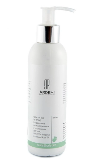krem dlya ruk intensive antibakterialnoe i uvlazhnyayushchee dejstvie 200 ml ardemi rossiya