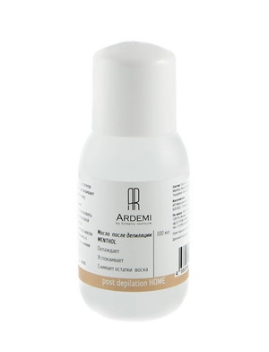 maslo posle depilyacii menthol 100 ml ardemi rossiya