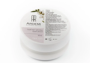 skrab muss dlya lica sweet almond 50 ml ardemi rossiya