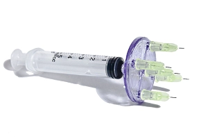 multiinzhektor dlya mezoterapii kruglyj na 5 igl 30g 4 mm 1 sht meso relle italiya