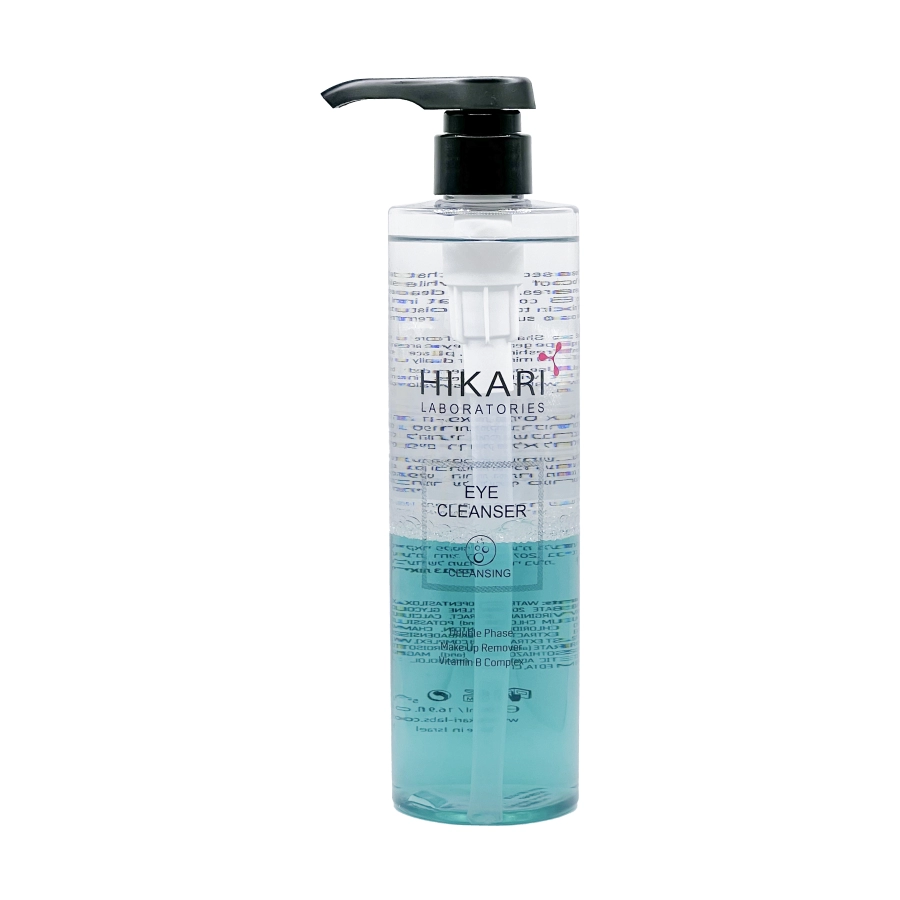 dvuhfaznoe sredstvo dlya snyatiya makiyazha s glaz eye cleanser s dozatorom 500 ml hikari laboratories izrail
