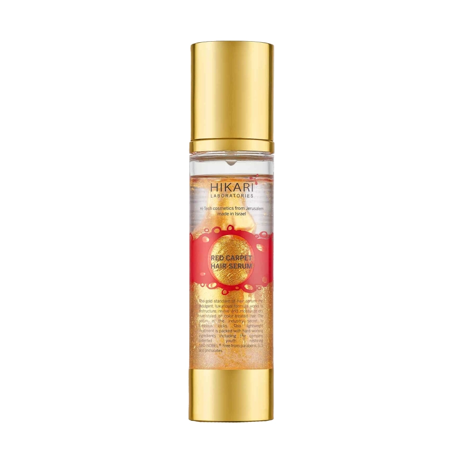 vosstanavlivayushchaya syvorotka dlya volos s antivozrastnym effektom red carpet serum hair 100 ml hikari laboratories izrail