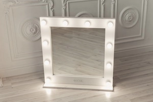 zerkalo dlya vizazhista 75h75 sm beloe 1 sht lucas cosmetics rossiya