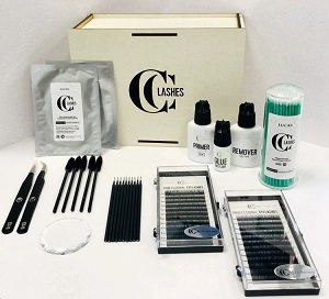nabor dlya narashchivaniya resnic ss lashes nabor 10 predmetov cc lashes rossiya