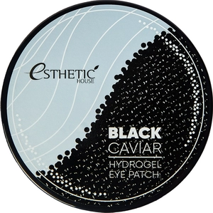 gidrogelevye patchi dlya glaz chernaya ikra black caviar hydrogel eye patch 60 sht esthetic house rossiya