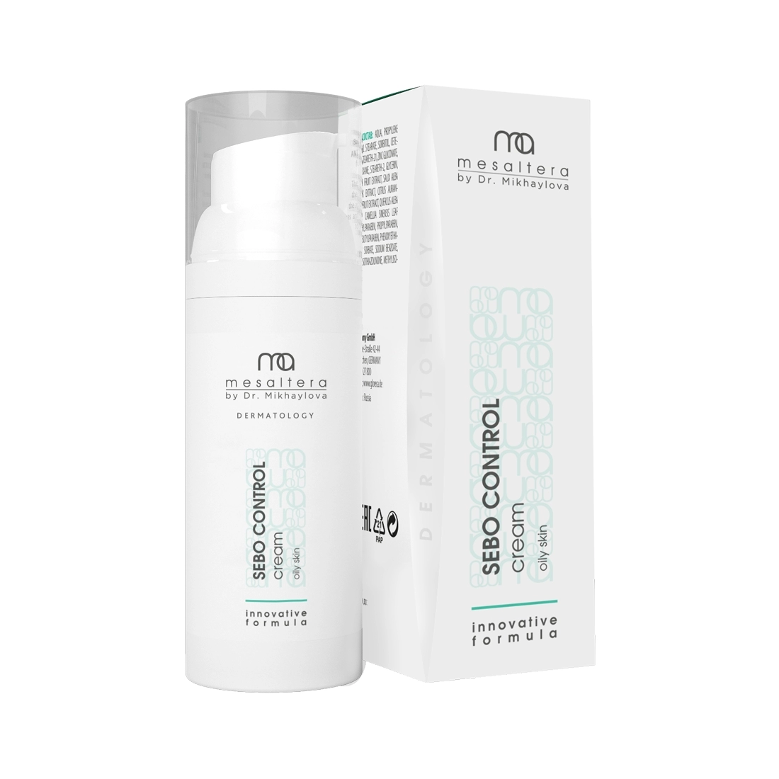���� ���������������� ���������� Sebo Control Cream ��� ������ ����, 50 �� - Mesaltera by Dr. Mikhaylova (������)