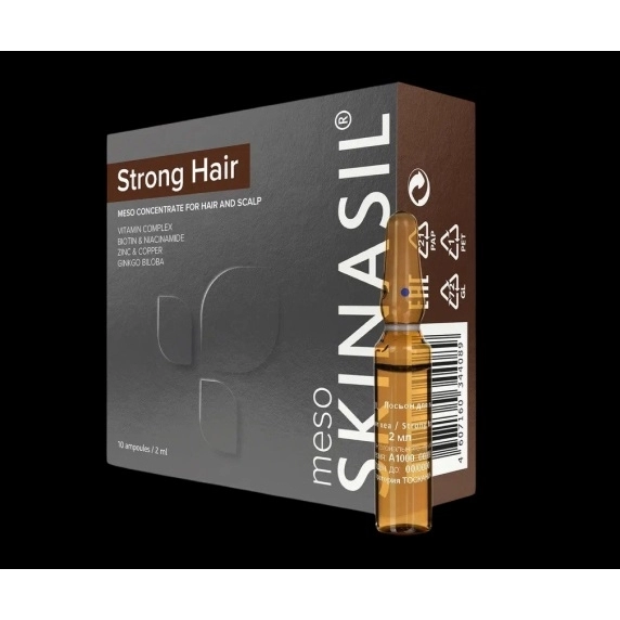 ��������������� ����-���������� ��� ����� � ���� ������ - Strong Hair, ���. 2��, 2 �� - SKINASIL (������)