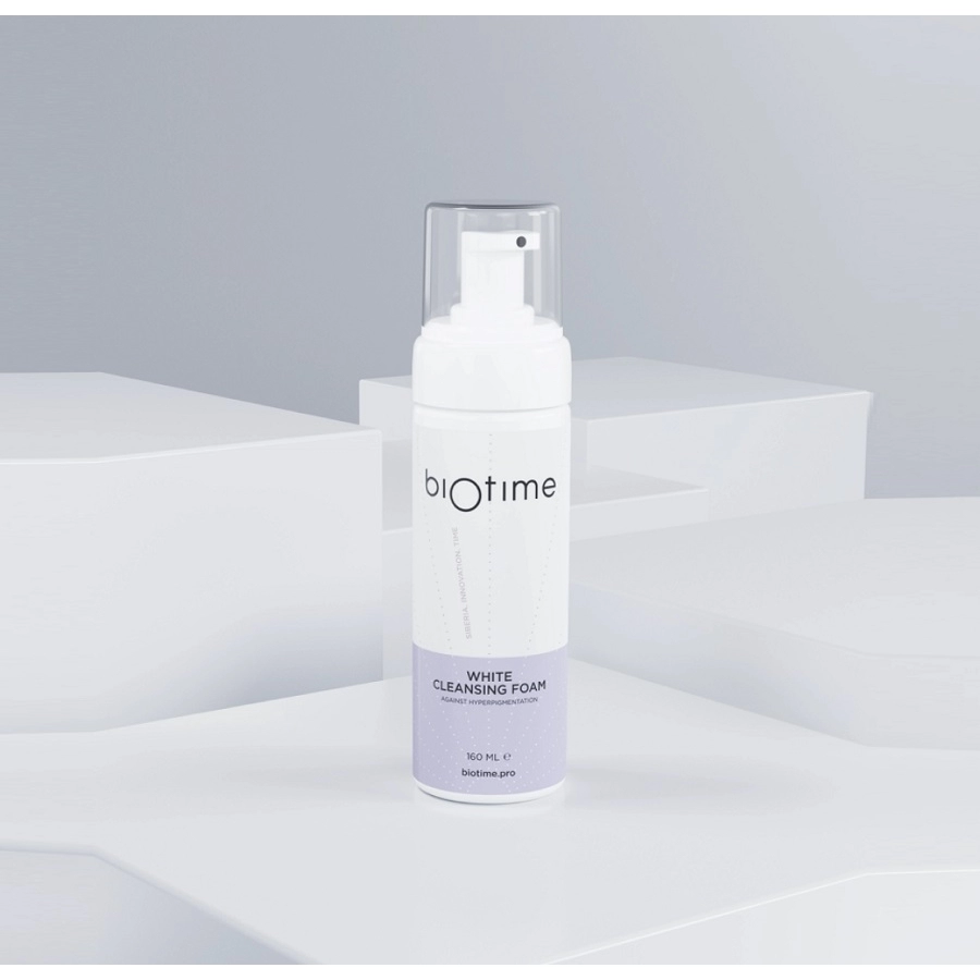����� ��������� ��� ������ � ����������������� ������� - Biotime White Cleansing Foam, 160 �� - BIOTIME (������)