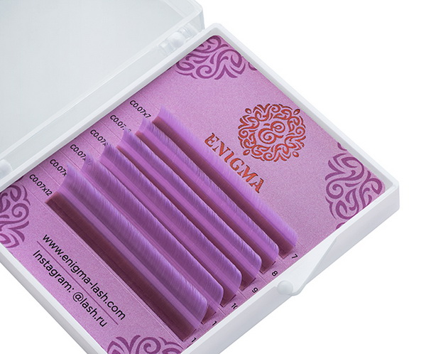 cvetnye resnicy enigma miks 010 d 7 12 mm quotlavenderquot 6 linij enigma