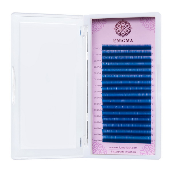 cvetnye resnicy enigma miks 007 d 8 13 mm quotsinijquot 16 linij enigma