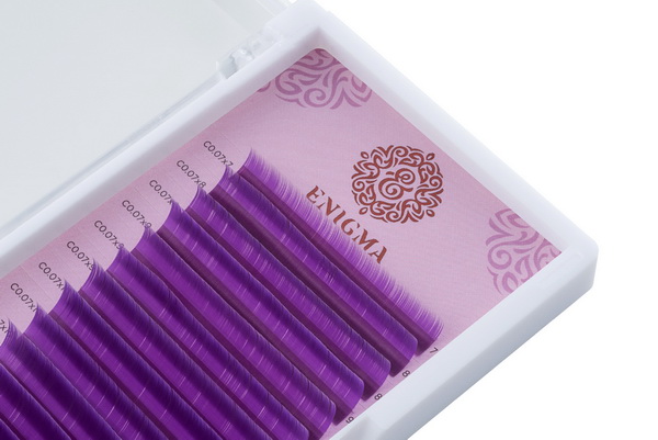 cvetnye resnicy enigma miks 010 m 6 13 mm quotpurplequot 16 linij enigma